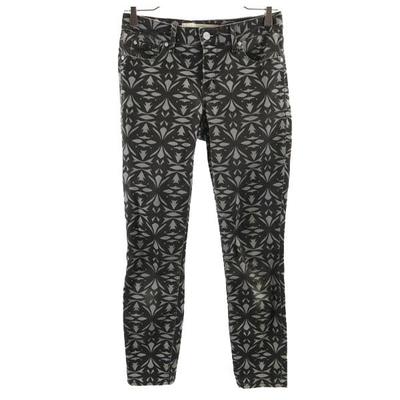 Overall Handle Cropped Pants W26 Gray Women Used