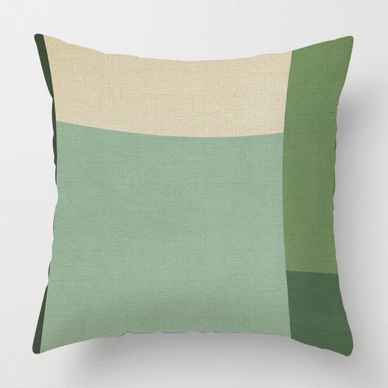 Home Decor Colorful Geometric Pattern Digital Print Pattern Cushion Cover Suitable For Sofa Bedroom Car Pillow Cover 40x40cm 595₽