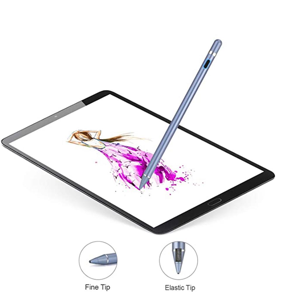 Evrensel Stylus Kalem Elastik Saf Bakır Uç Otomatik Kapanma iOS/Android/Windows ile Uyumlu