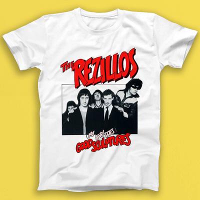 Rezillos My Baby Does Good Sculptures Punk Rock Musica Regalo Maglietta 1785