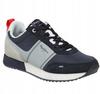 Pepe Jeans Tour Transfer Men's Navy Blue Sport Shoes With Leather 41 Awe