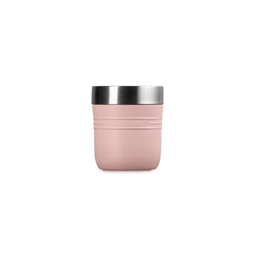 Le Creuset Stainless Steel Vacuum Insulated Soup Jar/Lunch Jar, 500ml, Shell Pink, Easy to Clean, On the Go, Portable