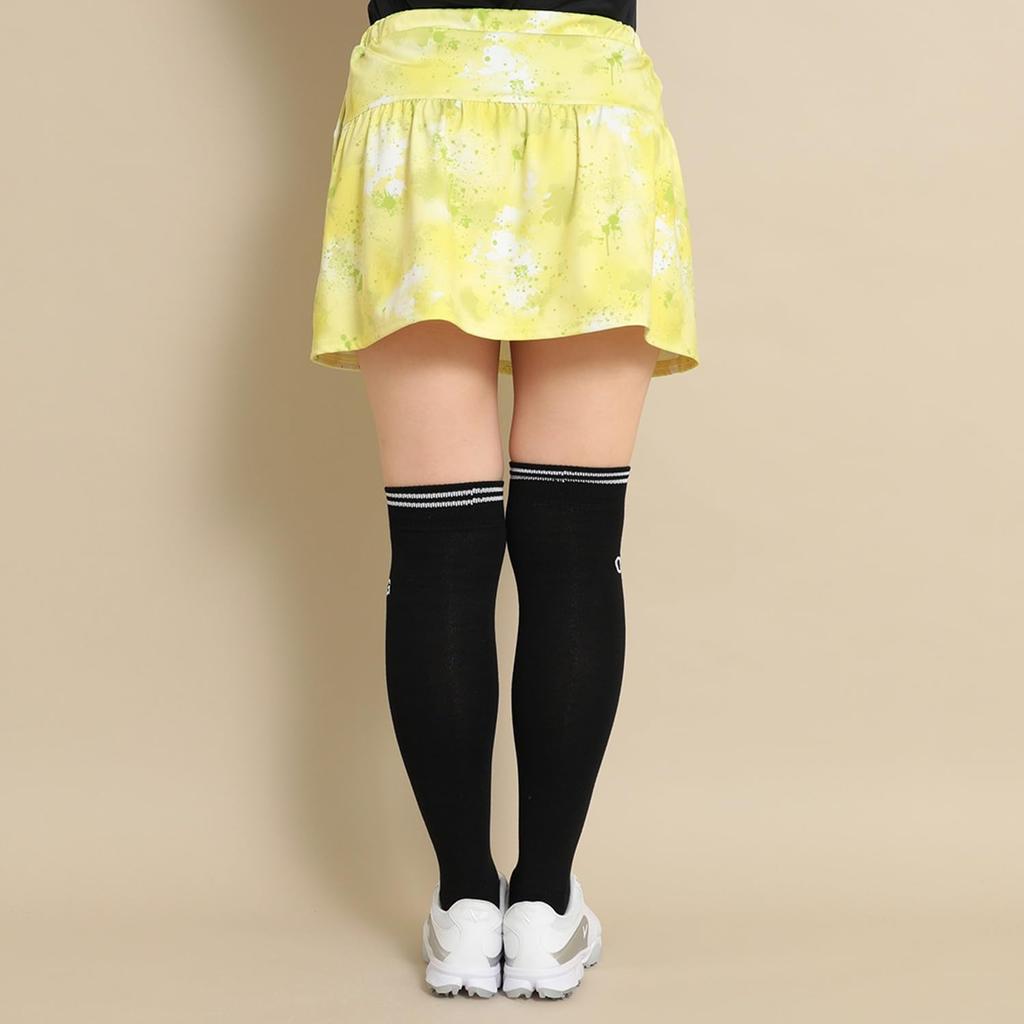 Callaway Floral Print Stretch Skirt for Golf Women's (Yellow, C24128209)