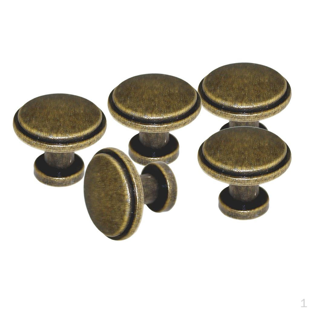 

5 Cabinet Handles Drawer Pulls Door Knobs Cupboard Wardrobe бронзовый