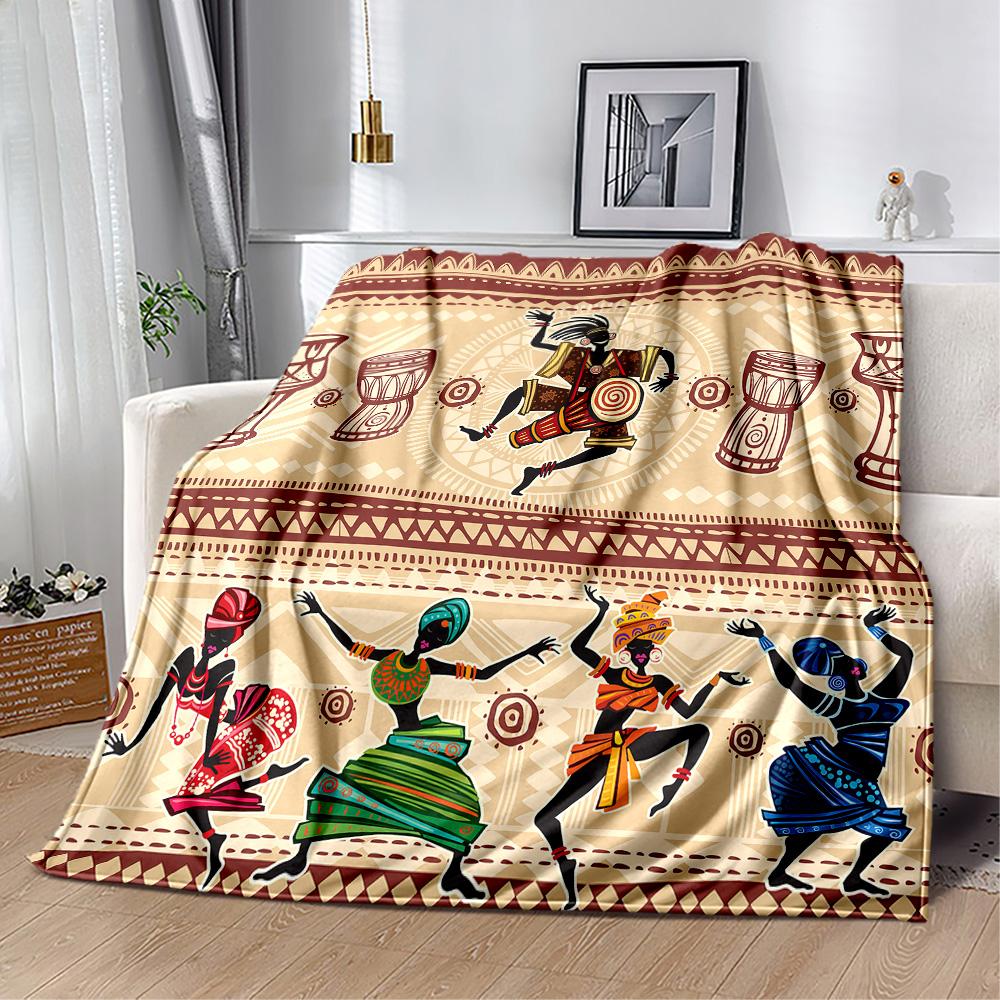 African Dance And Music Blankets are suitable for living rooms, bedrooms, camping, and other places, making them an ideal choice for gifts.