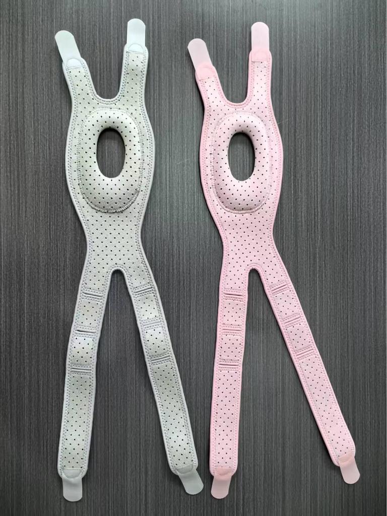 Double Silicone Adjustable Compression Patella Strap for Women's Running, Basketball, Cycling, and Outdoor Knee Support