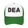 DEA Black Letter Print Baseball Cap  Outdoor Sports Breathable Trucker Hat Unisex Adult Street Style Custom Logo Baseball Caps