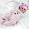 55 cm Sovende gjenfødte babyer Realistisk gjenfødt babydukke Nyfødt jentesmokk Samlegaver