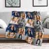 Dalida collage Throw Blanket Single Travel Luxury Brand Luxury Thicken Blankets