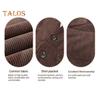 Men Corduroy Vest Coat V-neck Sleeveless Single Breasted Buttons Waistcoat with Pockets Solid Color Vest Jacket