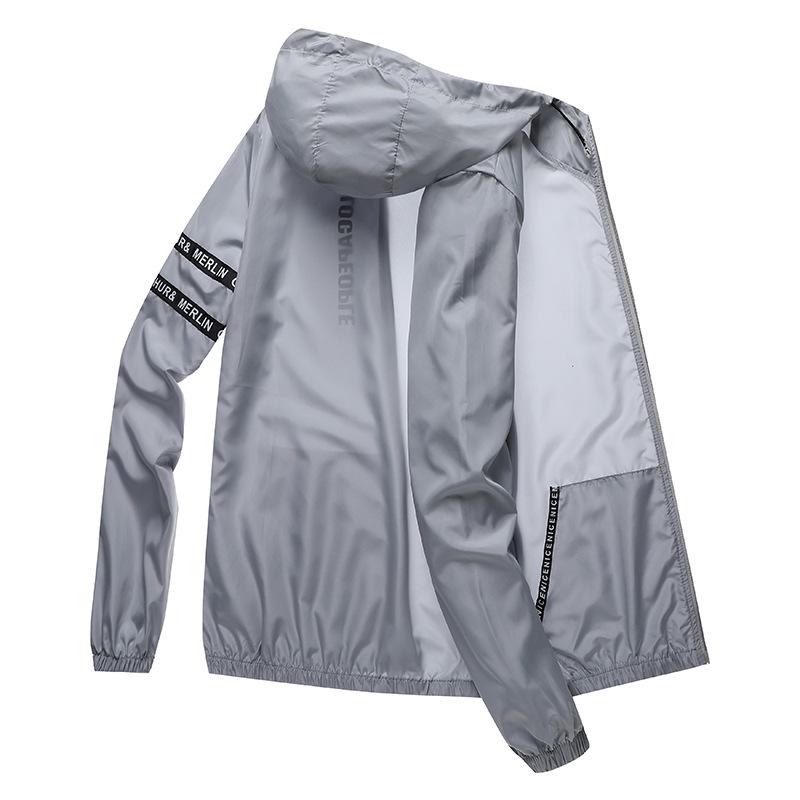 Men's Lightweight Ice Silk Sun Protection Jacket - Breathable, Trendy, Loose-Fit for Outdoor Activities & Fishing