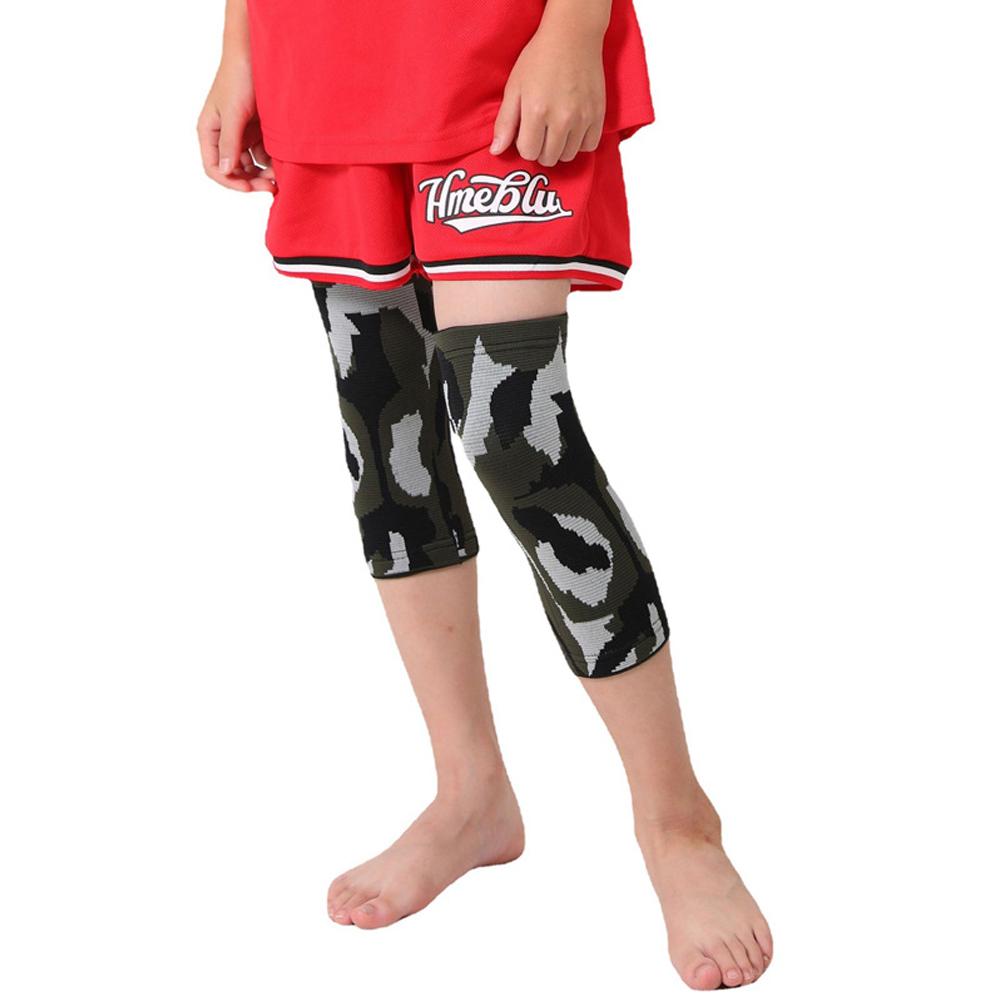 1 Pair Kids Elbow Knee Brace Children Patella Pad Support Breathable Flexible Elastic Knee Protector Compression Knee Sleeves