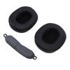 Kit de remplacement de coussinets d'oreille et de coussinet d'arceau pour casque sans fil Skullcandy Crusher 3.0 Hesh3