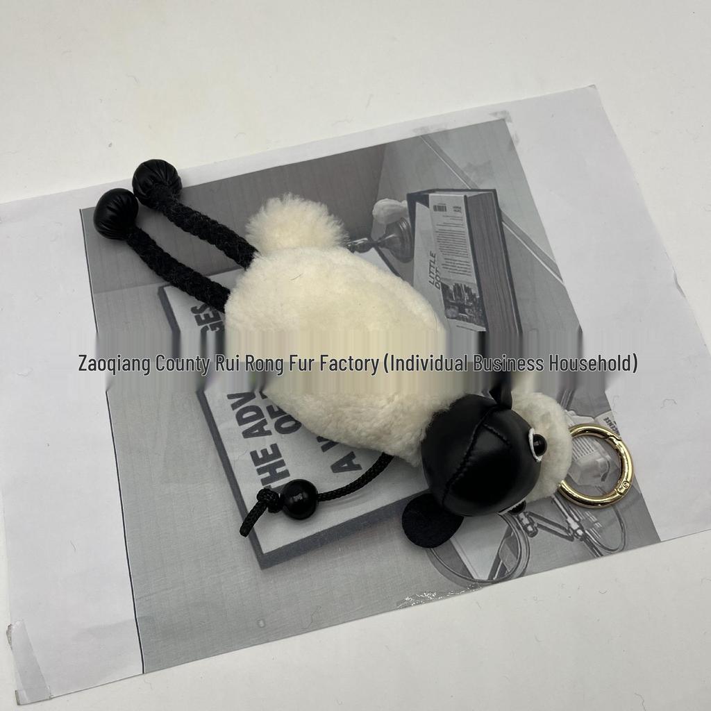 Shaun the Sheep Plush Keychain - Cute Lamb Bag Charm