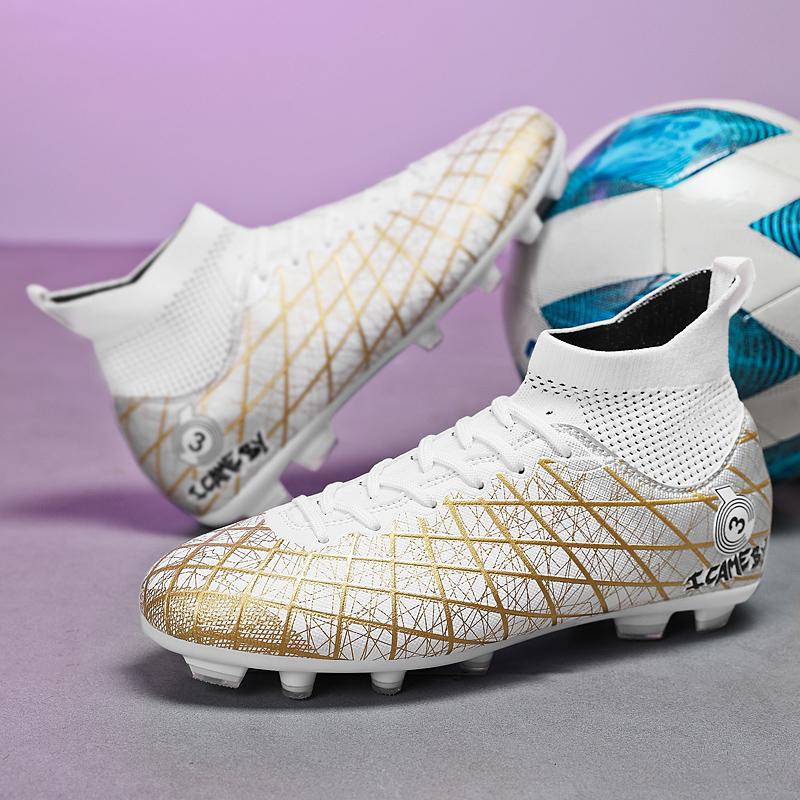 

Модные футбольные бутсы унисекс, футбольные бутсы, футбольные ботильоны, молодежные тренировочные кроссовки, спортивная обувь на открытом воздухе, большие размеры 32-48 32