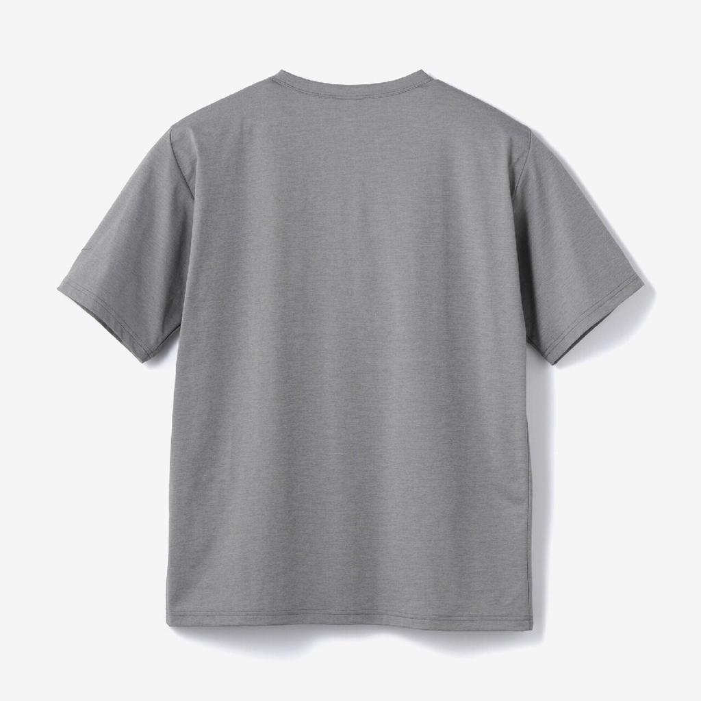 Training Wear Stretch Soft Dry UV Frost Size L [Mizuno] T-Shirt, Sweat-wicking, Quick-drying, Protection, 32MAD026, Men's, Gray,