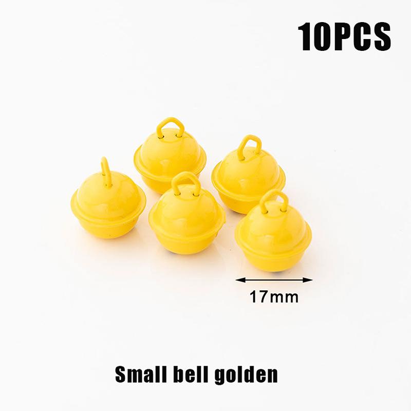 10 szt. 22 mm Kolorowe Malowane Dzwonki Jingle Metalowe Okrągłe Mini Dzwoneczki Ozdoby Dekoracje Wisiorki na Boże Narodzenie Rękodzieło DIY