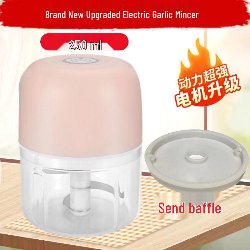 Electric Mini Food Processor & Grinder: Baby Food, Garlic, Meat, and Paste Maker