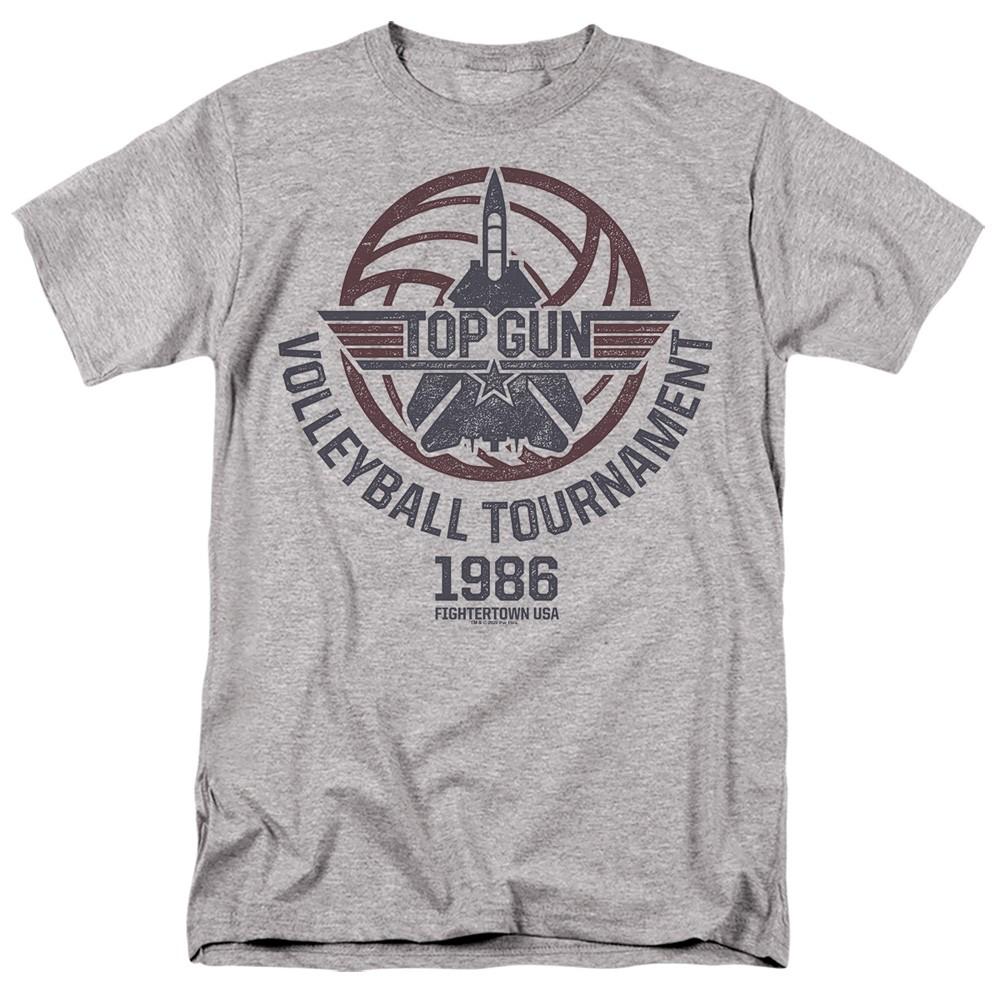 Top Gun - Volleyball Grey - Adult Unisex Short Sleeve T-Shirt - Gray S