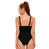Colorblock Swimsuit Women's Backless Swimsuit
