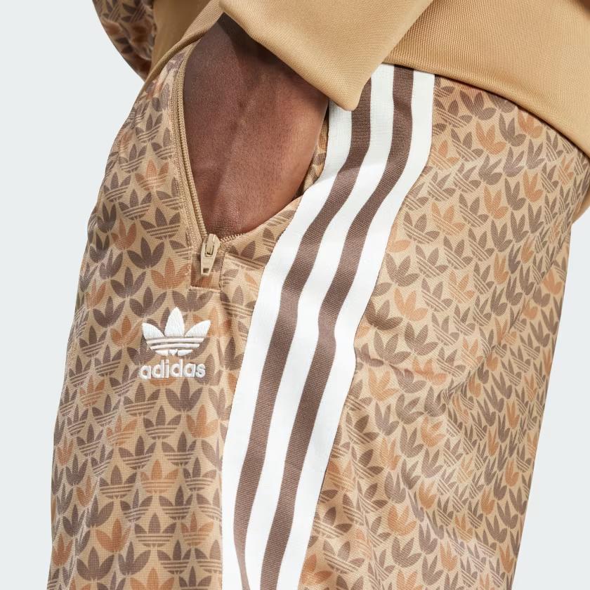 Adidas FireBird Classic Mono Track Pants Earth Strata Men Streetwear IS2922