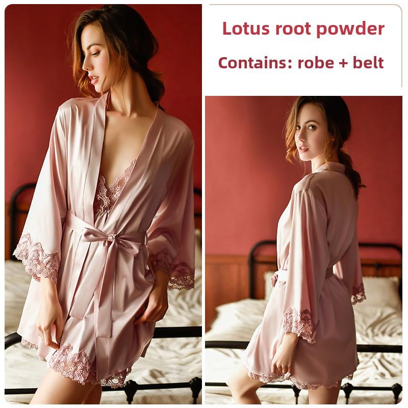 Sexy Lingerie Suspenders Sexy Nightgown Lace Seduction Nightgown