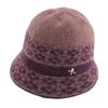 Autumn Winter Hats Women's Knitted Hat Mixed Color Fashion Thick Warm Hat All-match Bucket Hat