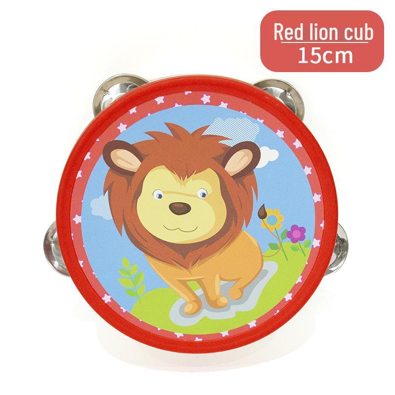 Wooden Tambourine for Early Childhood Music and Dance