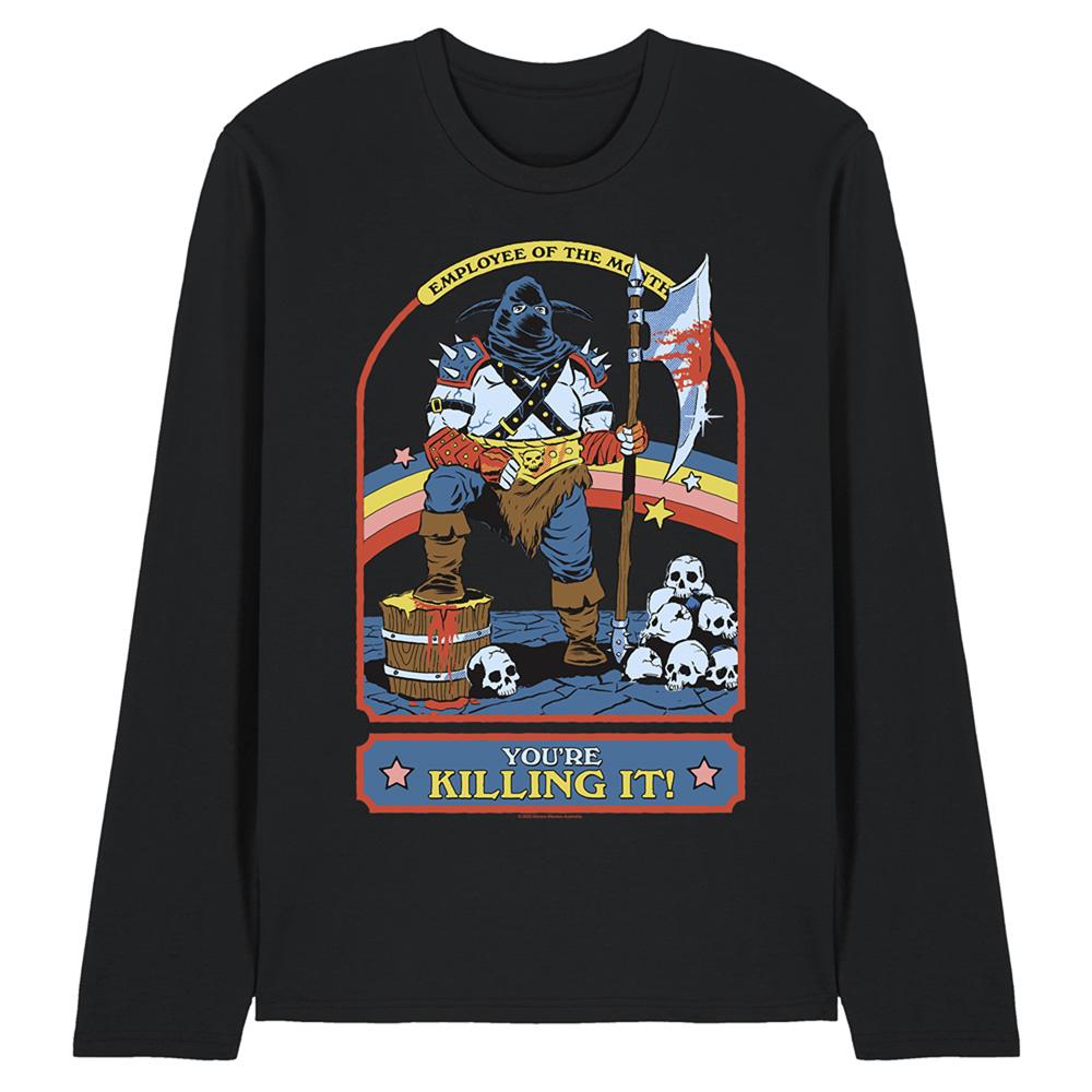 Steven Rhodes Unisex Adult You´re Killing It Long-Sleeved T-Shirt