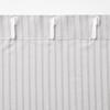 MUJI Recycled Polyester Yellow 100cm Wide X 178cm 84835643 Non-Pleated Curtains, Stripe, Long,