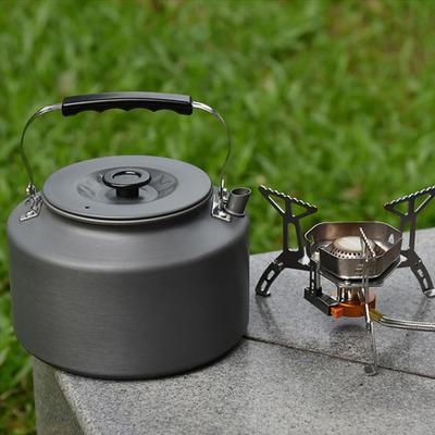 2L Tragbarer Wasserkocher Wasserkanne Teekanne Kaffeekanne Innen Aluminiumlegierung Teekessel Außen
