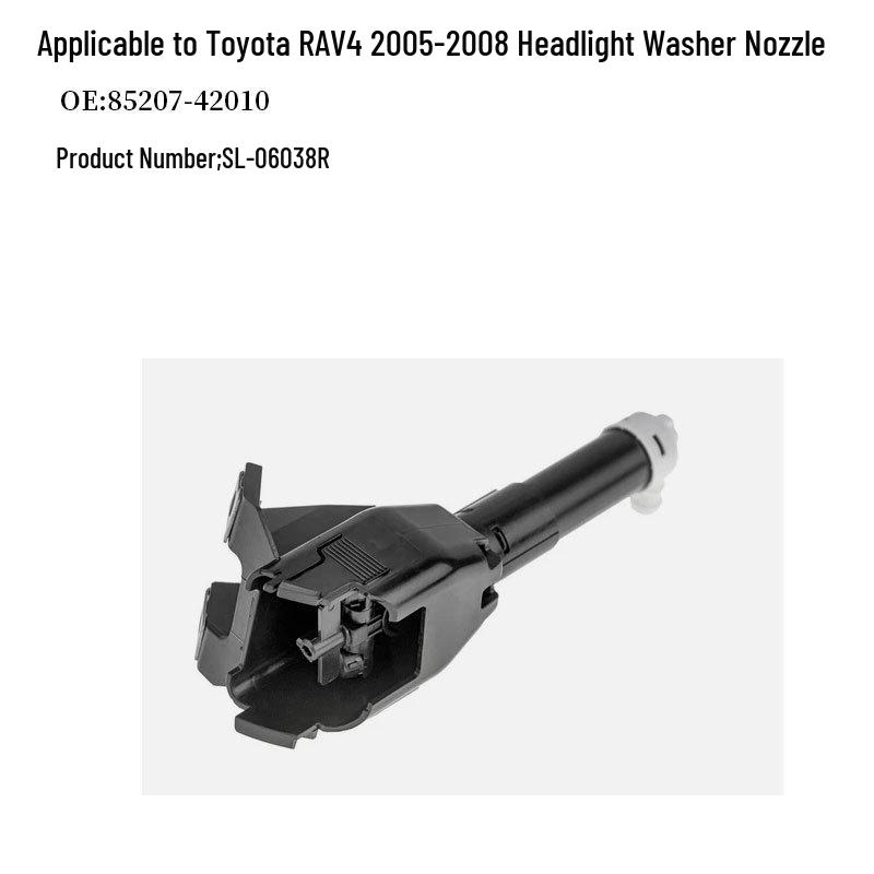 

Headlight Washer Nozzle for Toyota RAV4 2005-2008 (Part #85208-42010/85207-42010)
