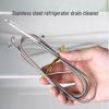 Stainless Steel Refrigerator & Shower Drain Cleaning Brush