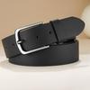 New Men's Casual and Versatile Leather Belt, Cowhide Belt, Men's Denim Belt, Trendy Pin Buckle