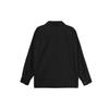 Uniqlo Solid Color Single-Breasted Loose Long Sleeve Shirt Unisex shirts Black 460691-09