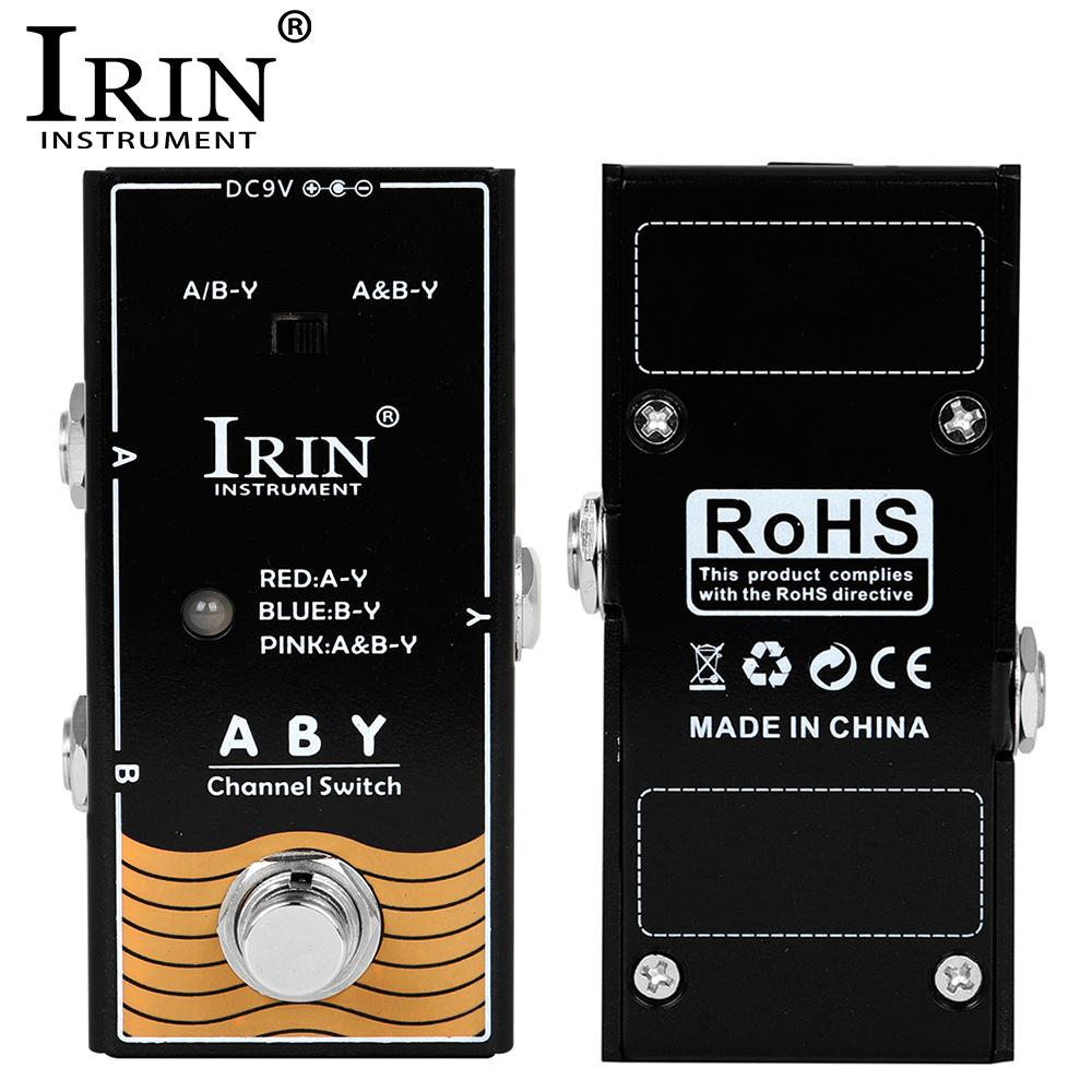 IRIN RF-17 ABY Guitar Effect Pedal Line Selector AB Switch Guitar Pedal Guitar Bass Pedal AB Box - ABY Channel Pedal True Bypass
