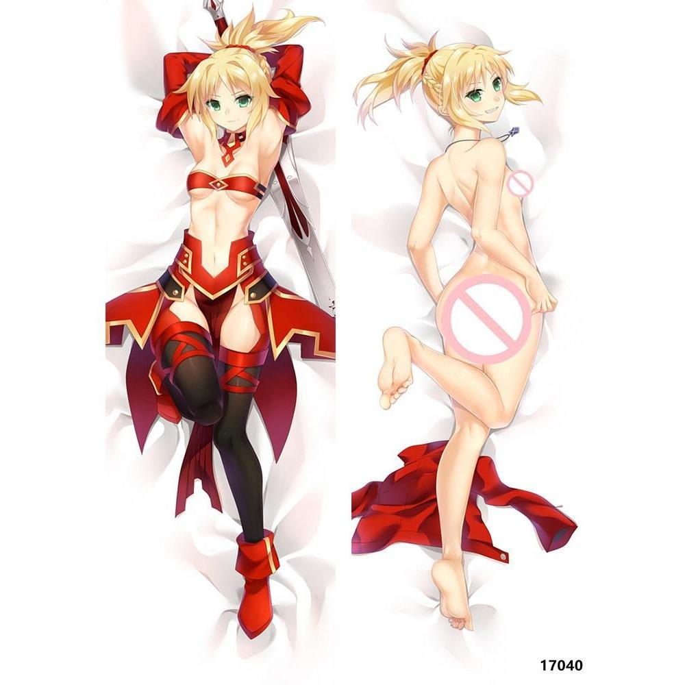 60x180cm MMF Anime Dakimakura tělový povlak na polštář Fate Stay Night Saber Hugging Potah na polštář Manga 1