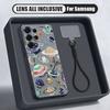 Jellyfish Dolphin Pattern Case For Samsung S26 Ultra S25 FE S24 S24 Plus A57 A37 A17 A56 A36 A16 A55 A35 A15 A54 5G Hybrid Magnetic Matte Cover