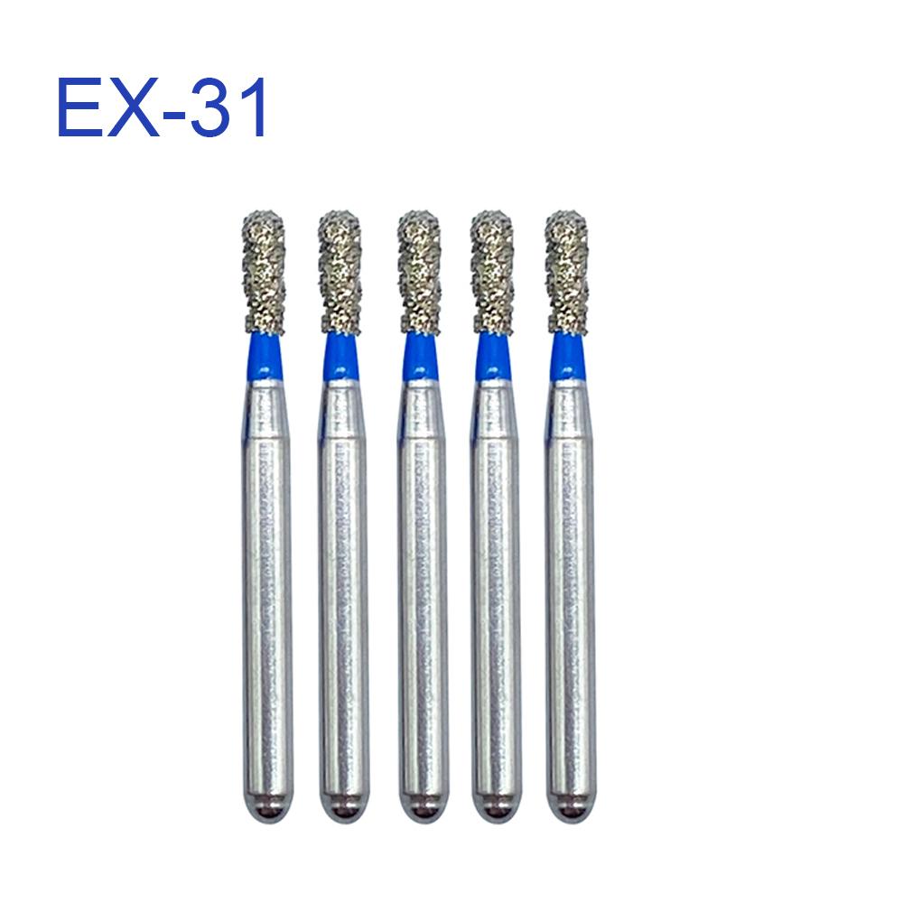 5Pcs/Pack, Jnsur Dental Diamond Burs Dental Drills For High Speed Handpiece Fg Dia 1.6Mm Dental Lab Technican Dentistry Material