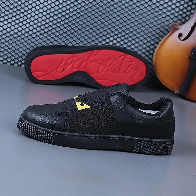 Men's Casual Shoes Fashionable Trendy Sports Shoes Breathable Rubber Sole Summer Footwear Niche Hong Kong Style Youth Shoes