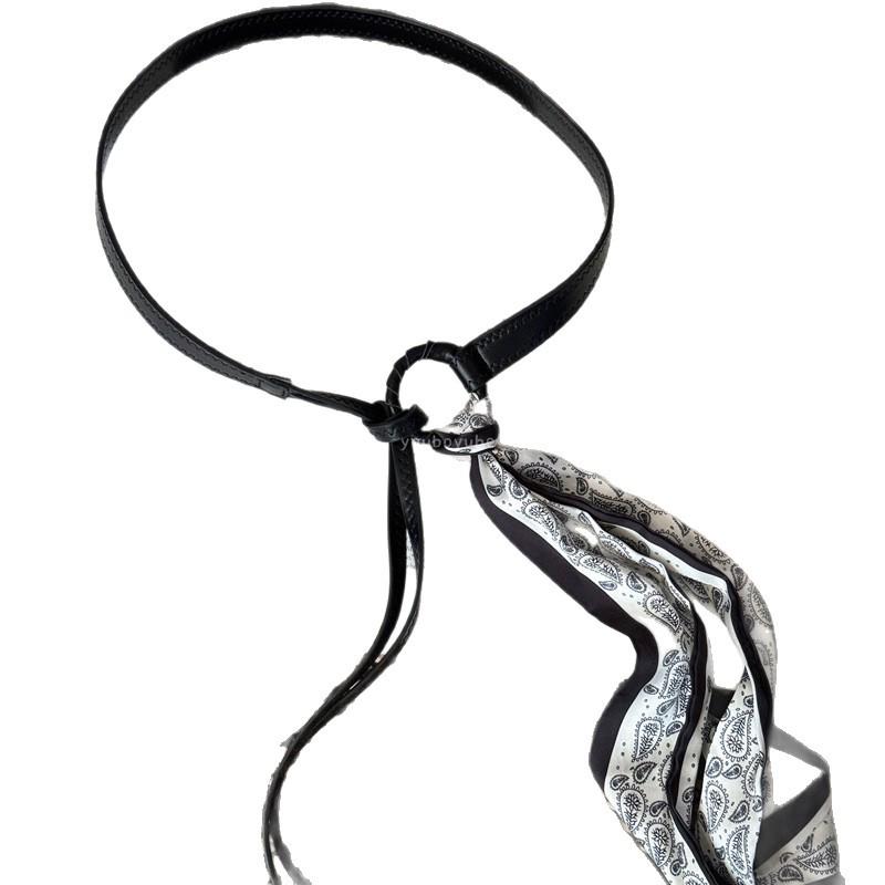 Silk Scarf Waist Chain: Trendy, Versatile, Unique Design Accessory