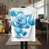 1 Manta de Franela con Estampado de Blue's Clues, Alta Calidad para Todas las Estaciones, Decoración del Hogar, Calidez y Comodidad, Perfecta para Regalos de Navidad