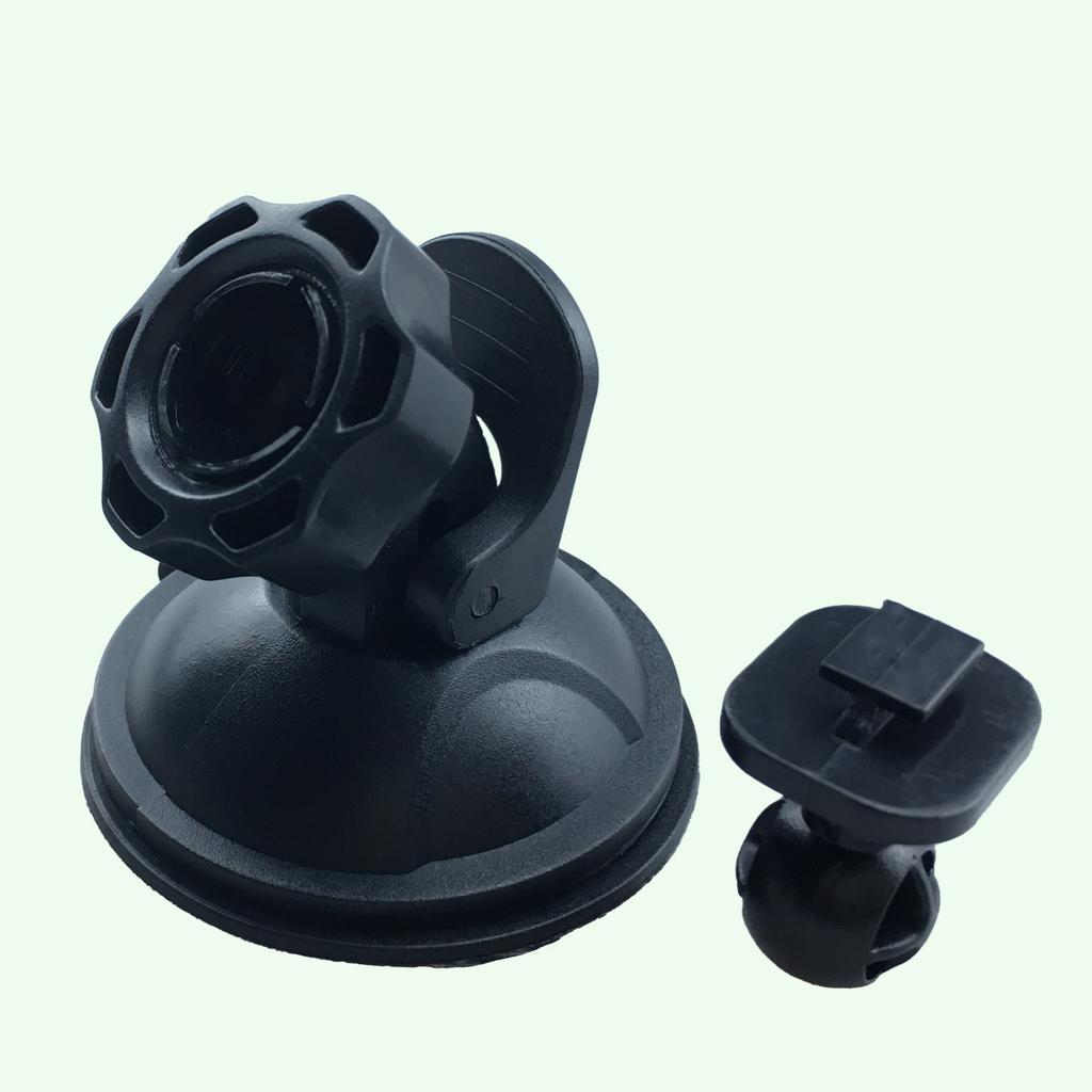 A Car Dashcam Mount That Rotates 360 Degrees, Adjustable, with a Stable And Durable Suction Cup. Includes One Black Portable Navigation Mount