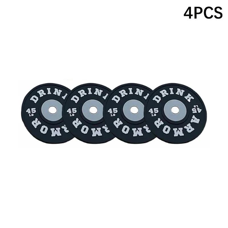 

Силиконовые подставки для напитков, весовые тарелки для спортзала, подставки для стола для кухонного стола, без бисфенола А, круглые подставки для кружек, 4 шт.