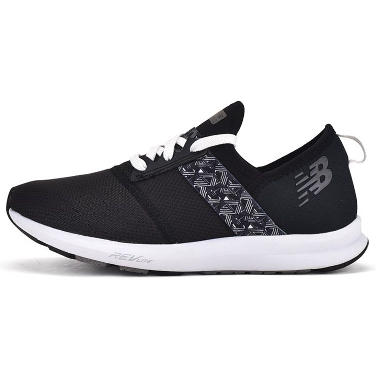 

New Balance Nergize Fabric Synthetic Leather Low Top Casual Shoes Women sneaker Black White WXNRGBG 36
