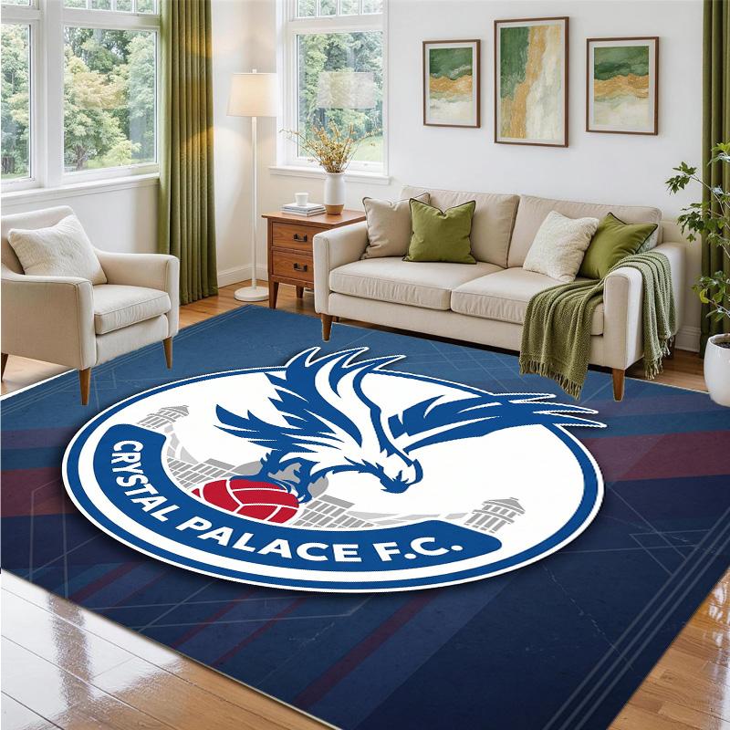 Crystal Palace Design Crystal Velvet Rug Soft Decorative Mat for Bedroom Entrance