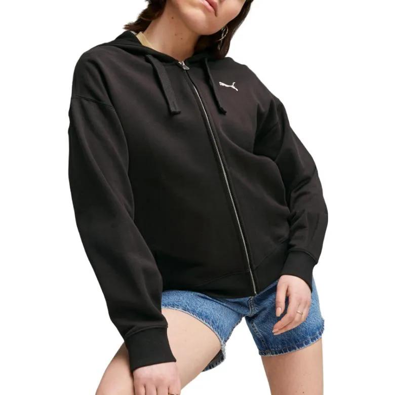 Puma Jackets Women's Black Hooded Moderate Other (Unisex) Jackets 679597 01
