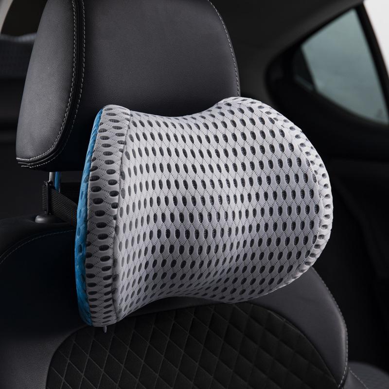 Autositz Universal Nackenkissen Schutz Sommer Lendenwirbelstütze Kissen Memory-Schaum Lendenwirbelstütze Rücken Innenraum Autozubehör