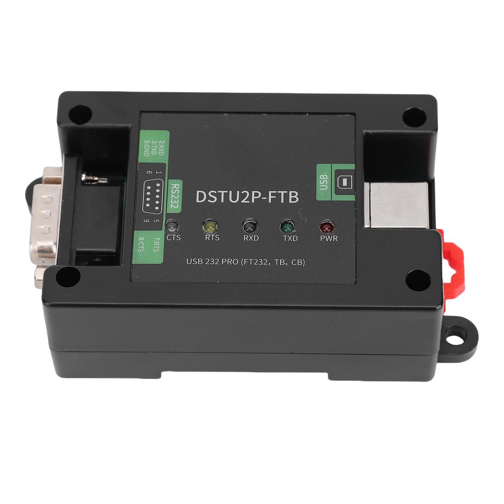 USB To RS232 PRO Serial Converter Module Integrated Power Isolation Serial Adapter Module with Rail DB9 Male USB B