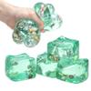 Ocean Ice Cube Squeeze Toy Maltose Fidget Ball With Seashell Stress Relief Sensory Toy Gift